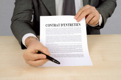 Contrat d'entretien pour le ménage des parties communes d'une résidence  